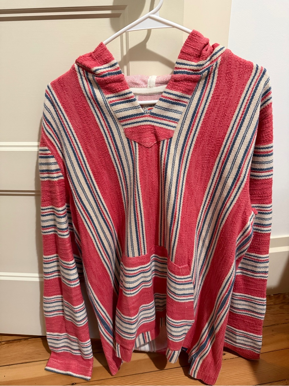 Faherty Hooded Striped Pullover Sweater